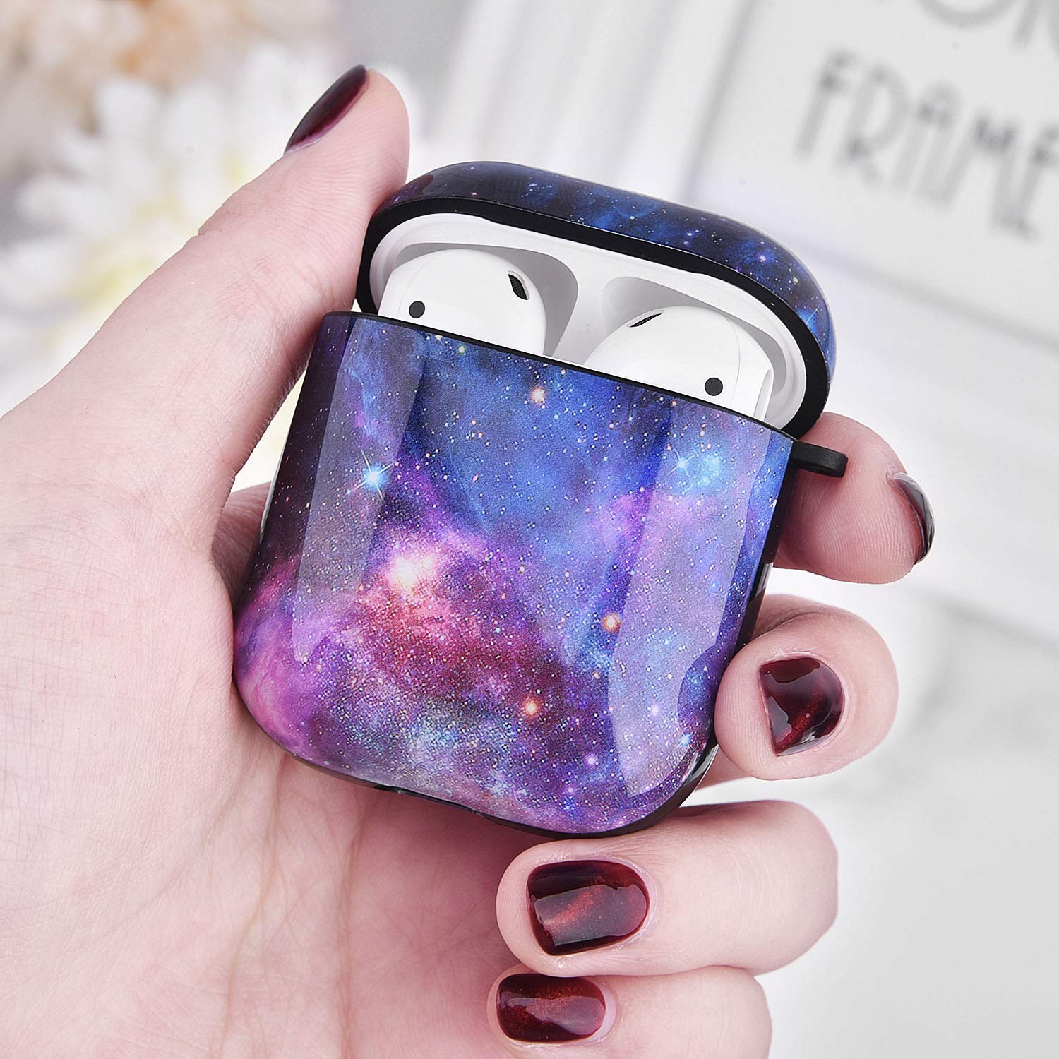 LAX AirPods Case Cover Silicone Protective Skin for Apple Airpods