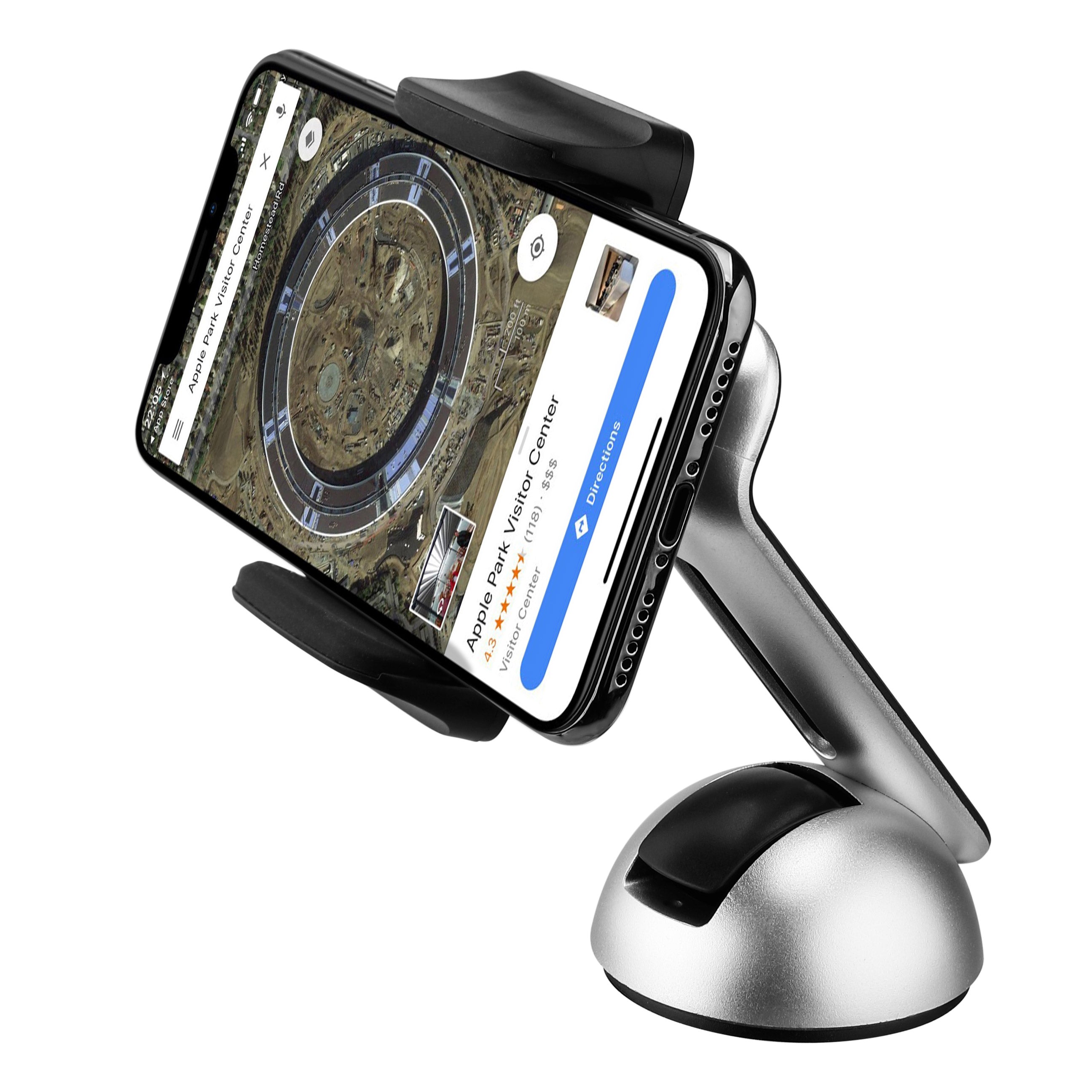 Long Clamp Car Mount - Black